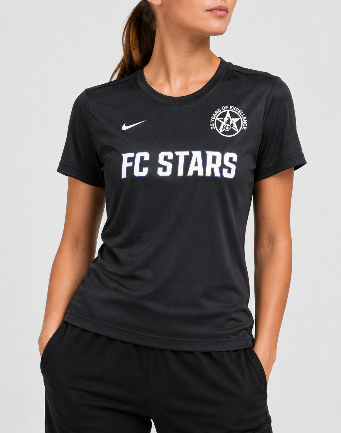 Nike Women Sport Black T Shirt