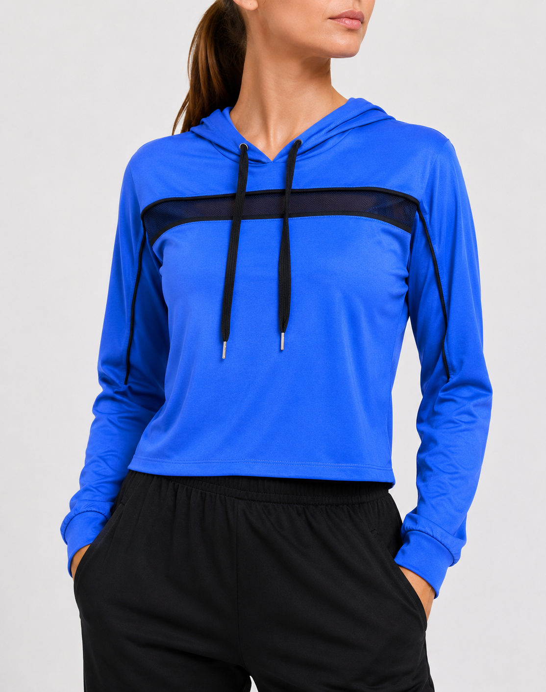 Fashion Nova Women Sport Blue T Shirt