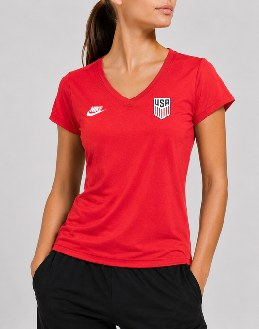 Nike Women Sport Red T Shirt