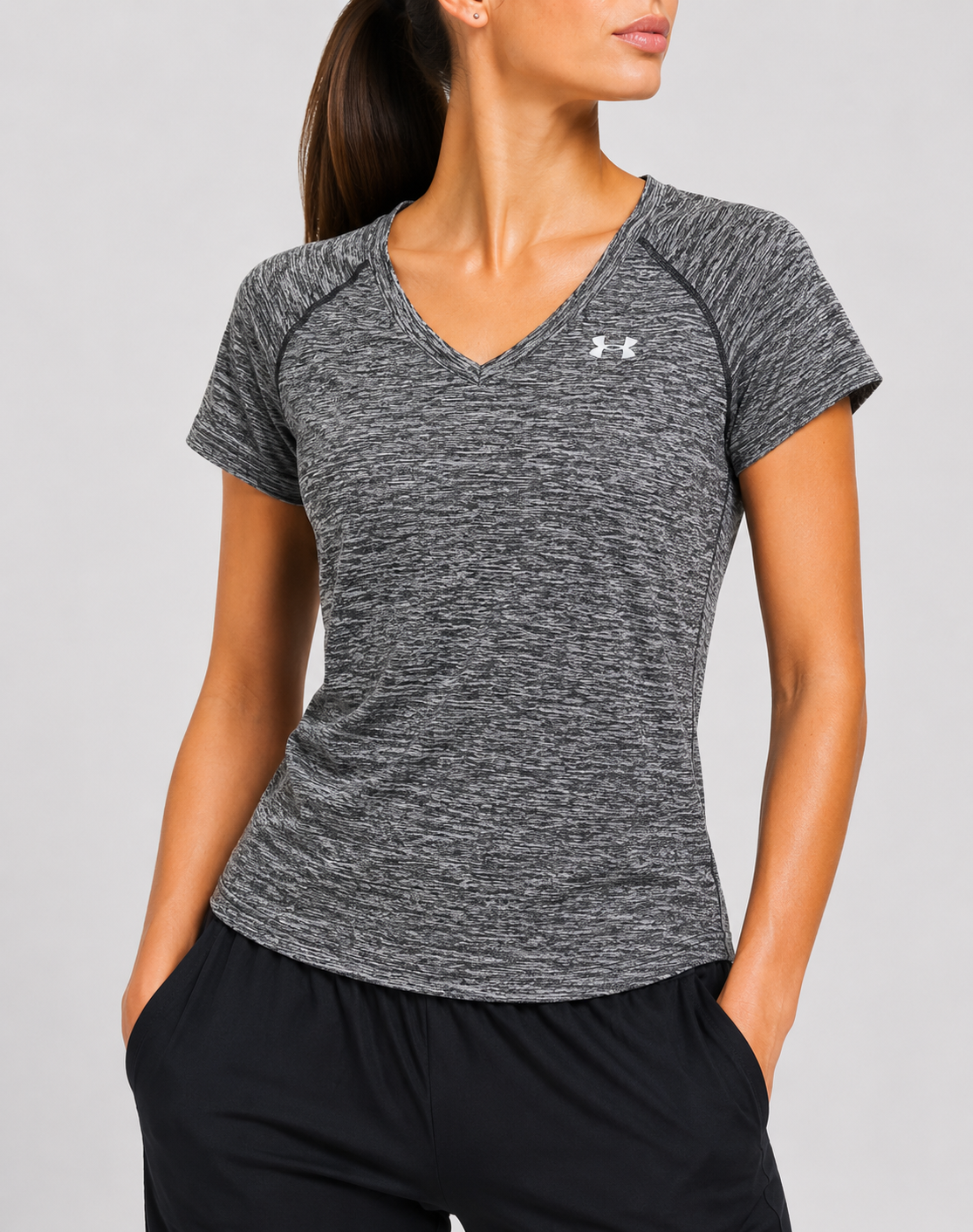Avia Women Sport Gray T Shirt