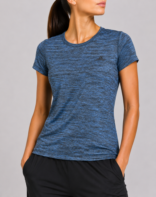 Adidas Women Sport Blue T Shirt