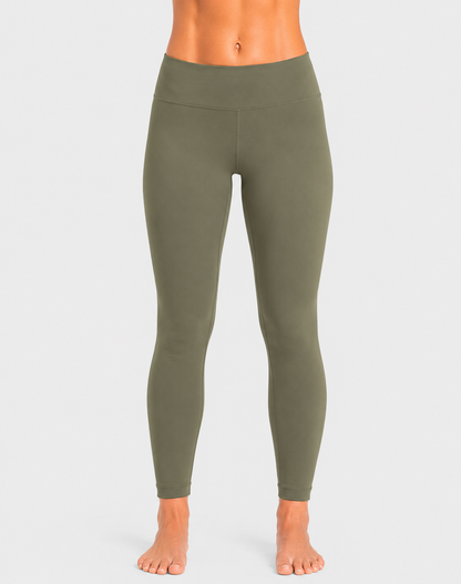 All In Motion Women Green Sport Tights