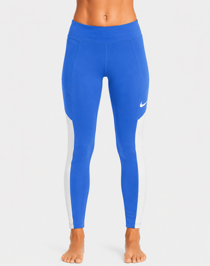 Nike Women Blue Sport Tights
