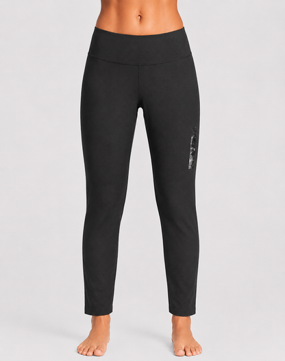 APT.9 Women Black Sport Tights