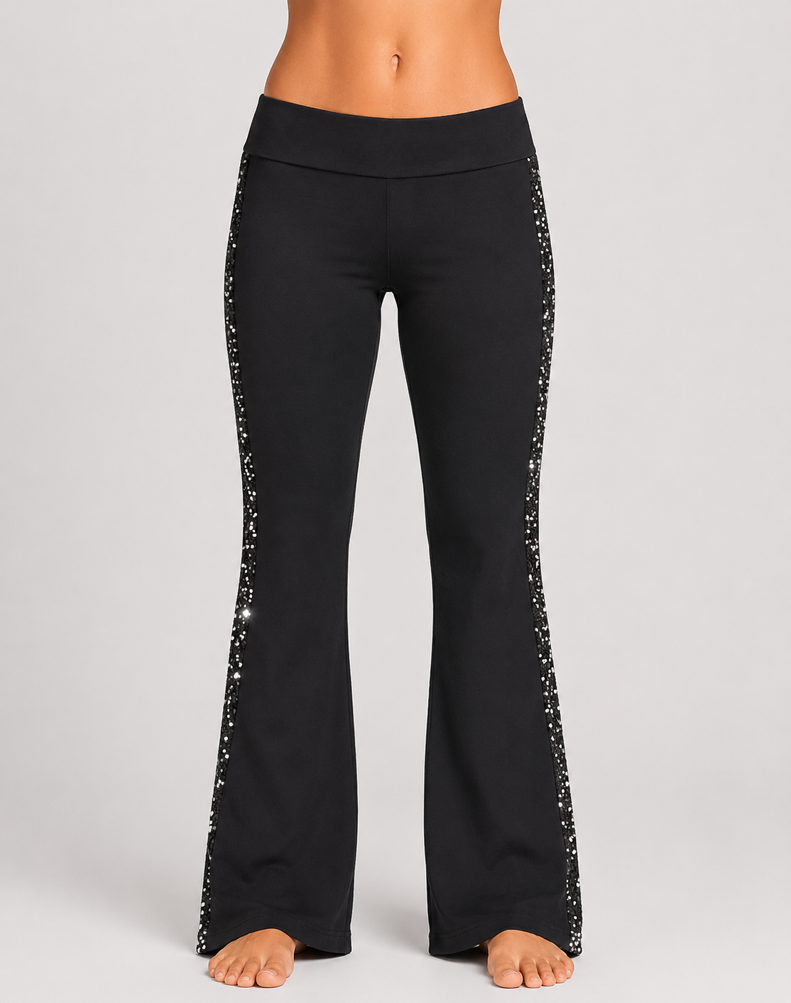 Nanette Women Black Sport Tights