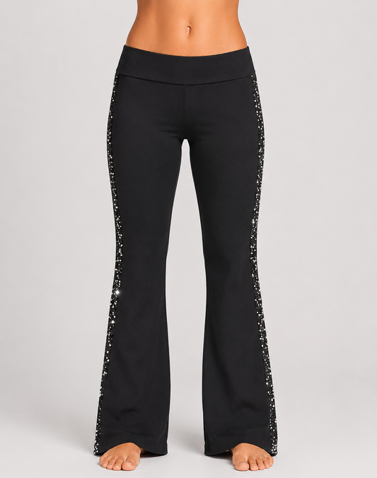Nanette Women Black Sport Tights