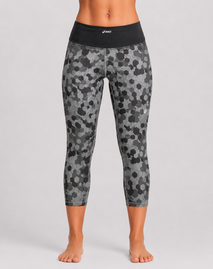 Asics Women Gray Sport Tights