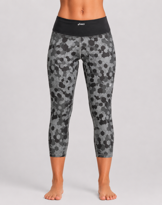 Asics Women Gray Sport Tights