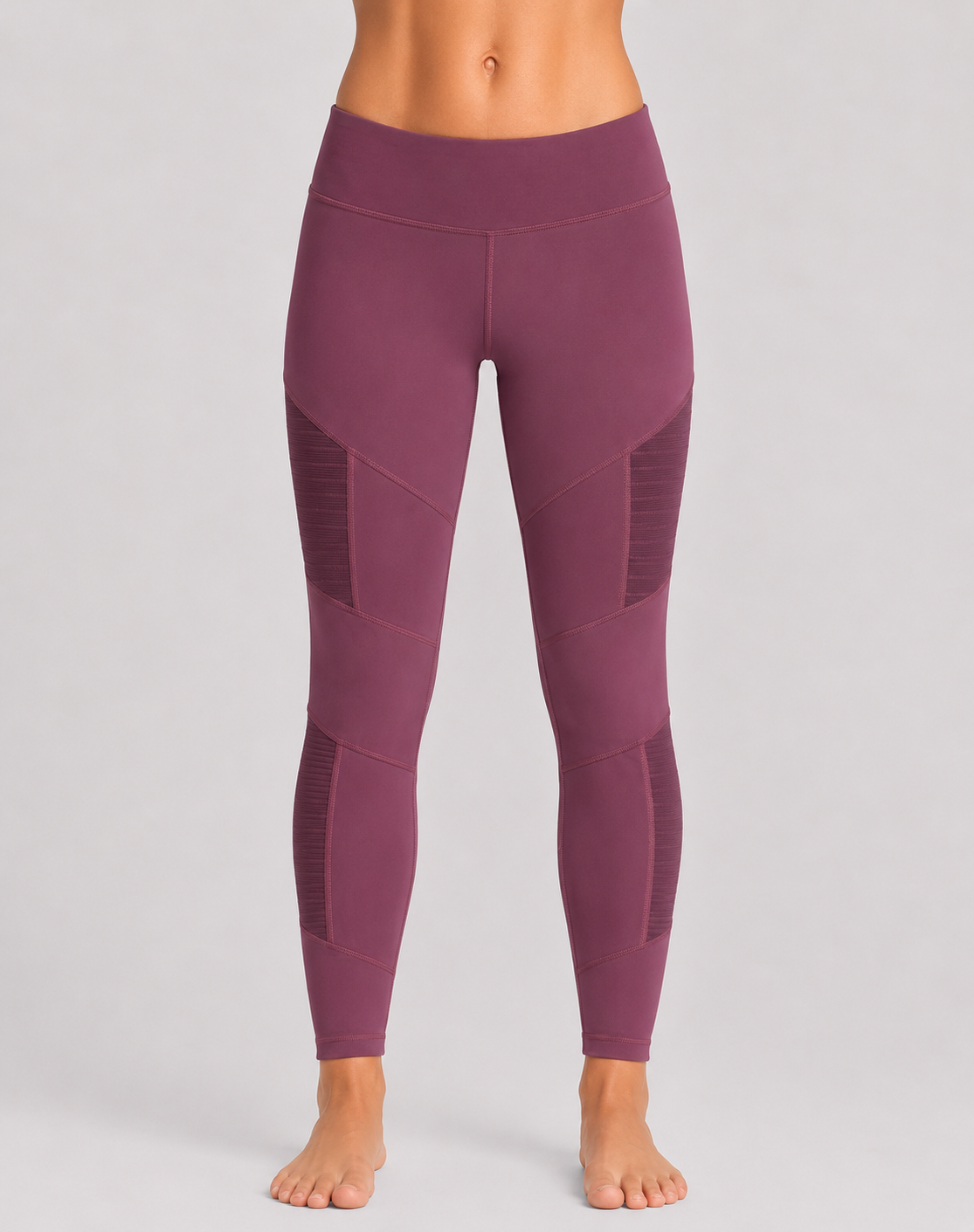Reebok Women Maroon Sport Tights