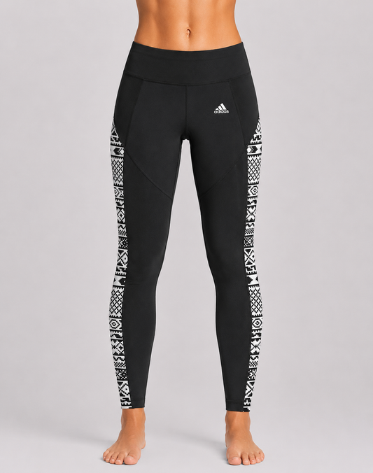 Adidas Women Black Sport Tights