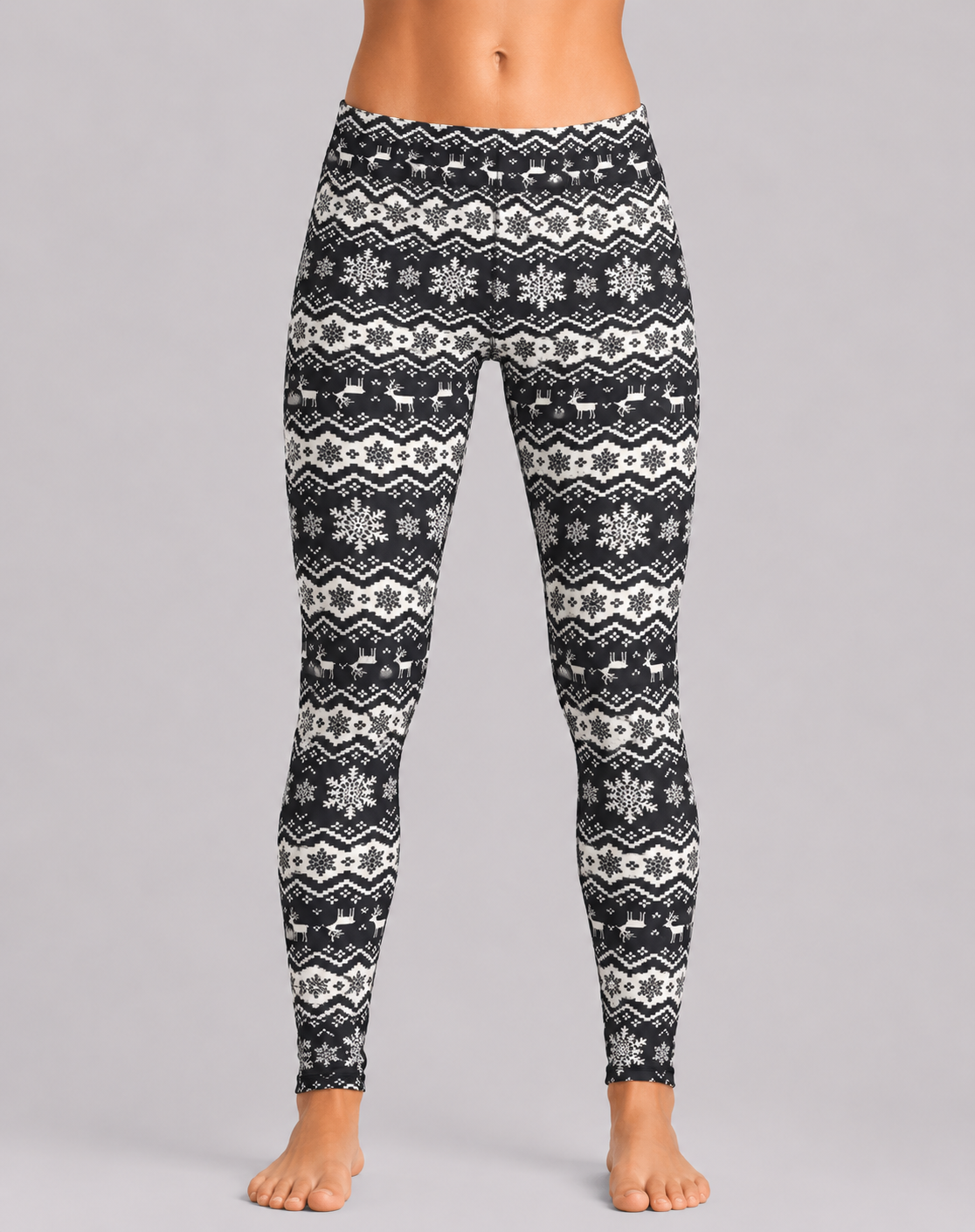 West Loop Women Black Sport Tights