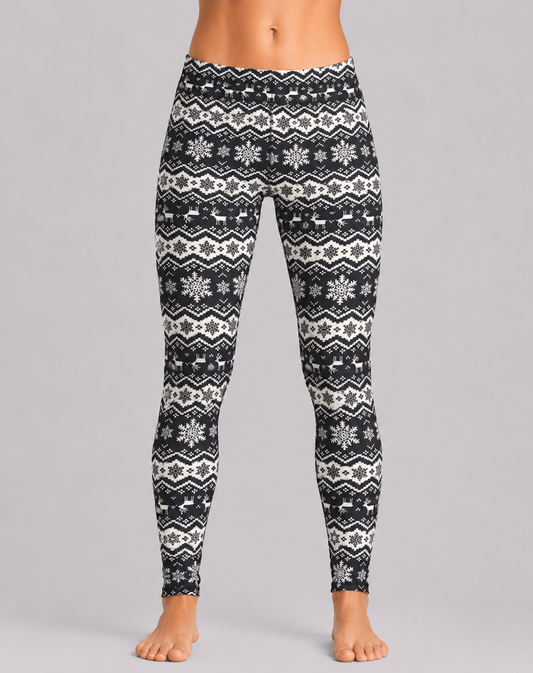 West Loop Women Black Sport Tights
