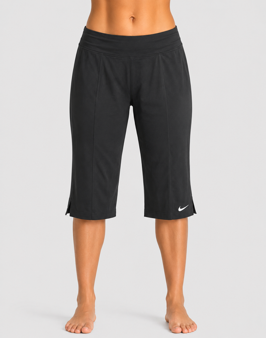Nike Women Black Sport Short Tights