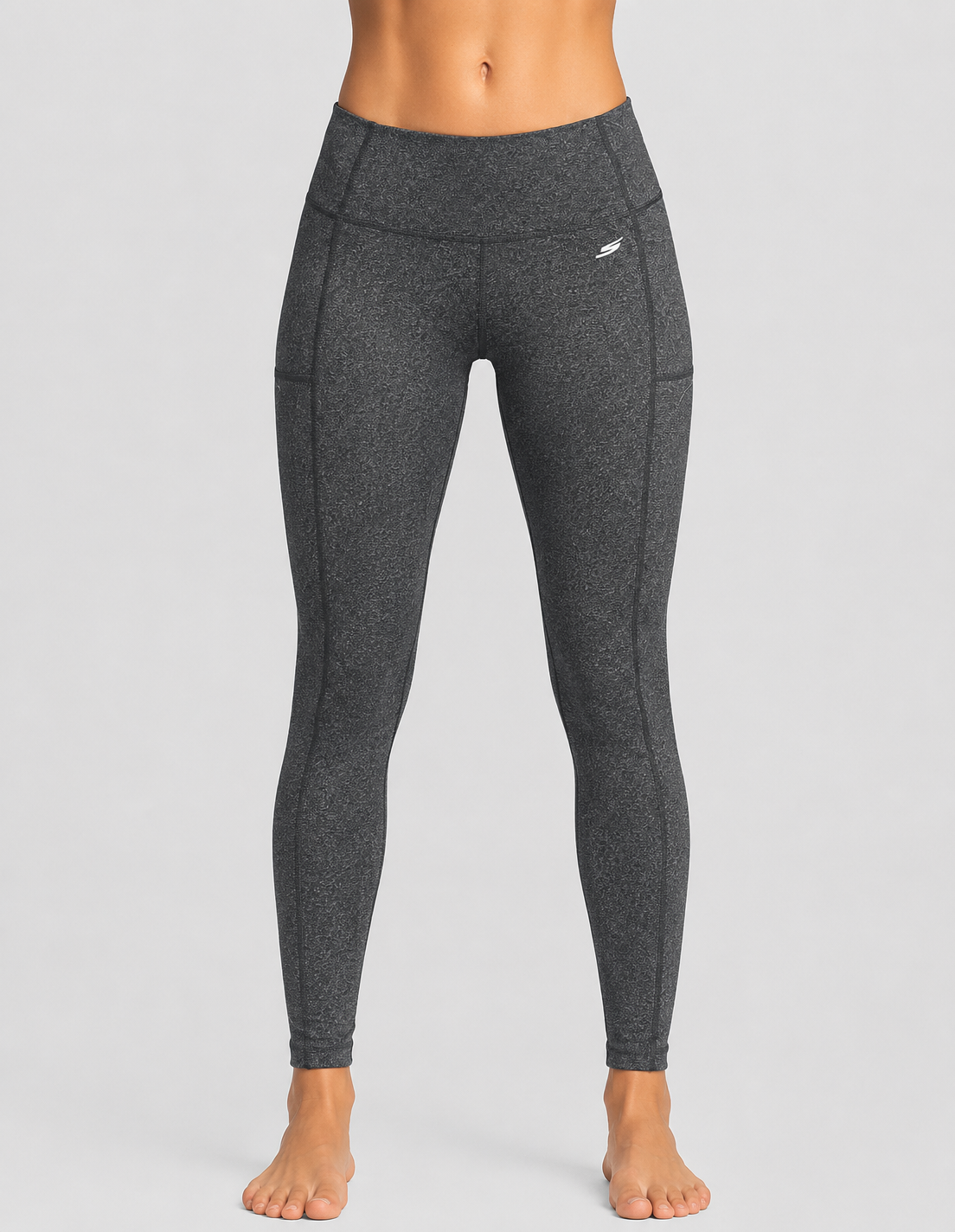 Skechers Women Gray Sport Tights
