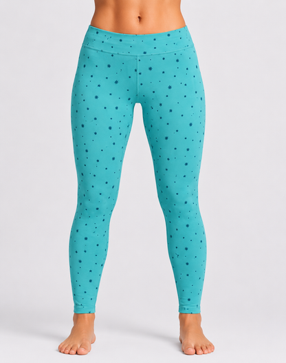 Wonder Nation Women Blue Sport Tights