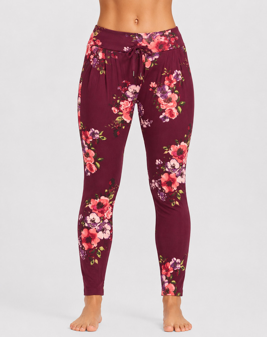 Lildy Women Maroon Sport Tights