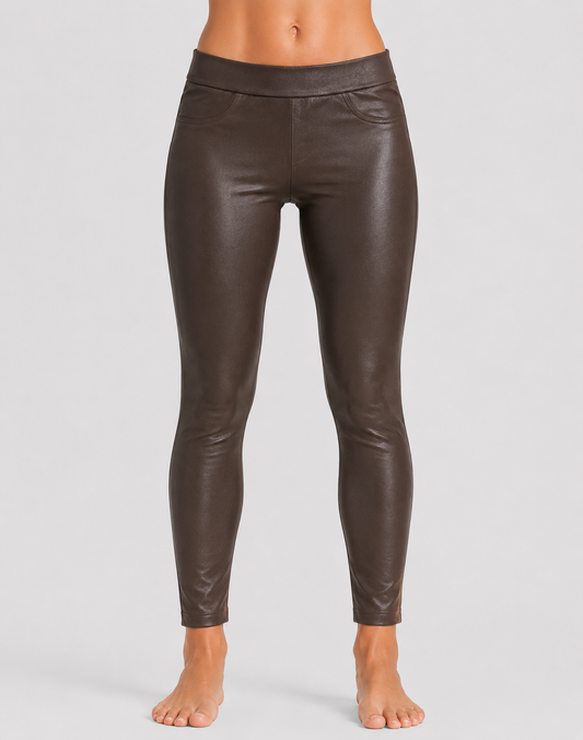 No Boundaries Women Brown Sport Tights