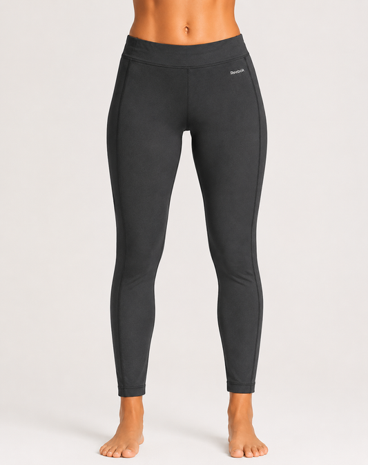 Reebok Women Black Sport Tights