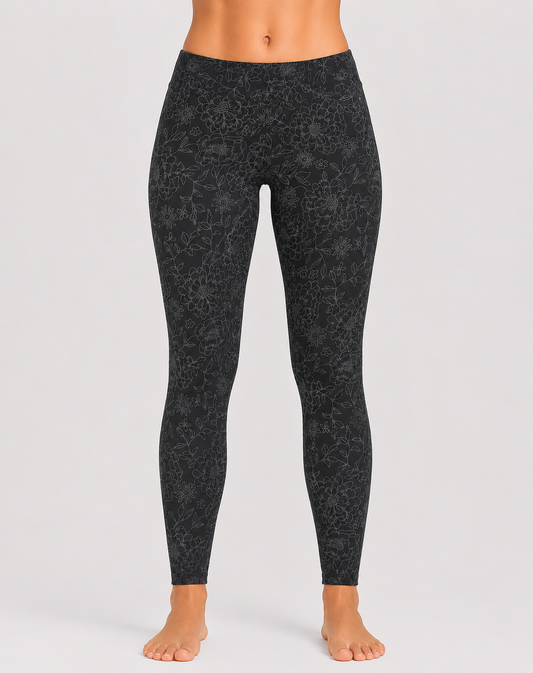 Sonoma Women Black Sport Tights