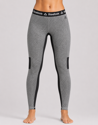 Reebok Women Gray Sport Tights
