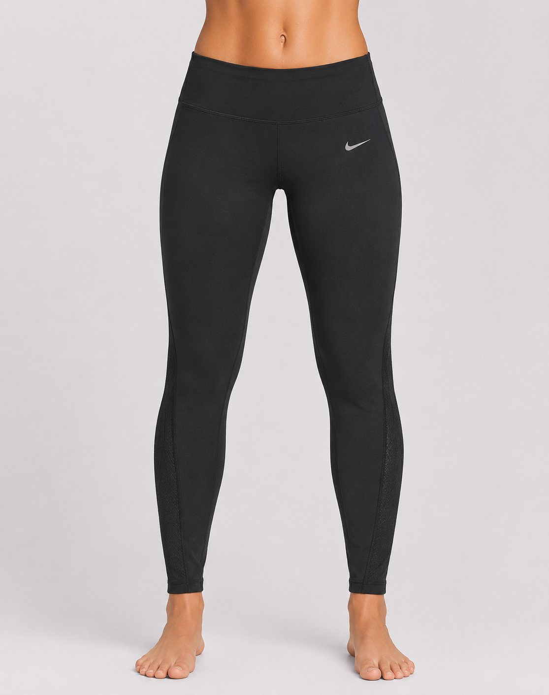 Nike Women Black Sport Tights