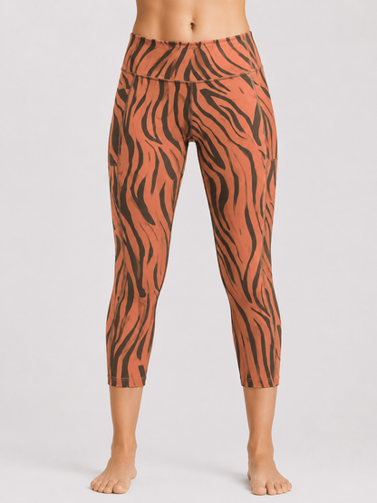 Tek Gear Women Brown Sport Tights
