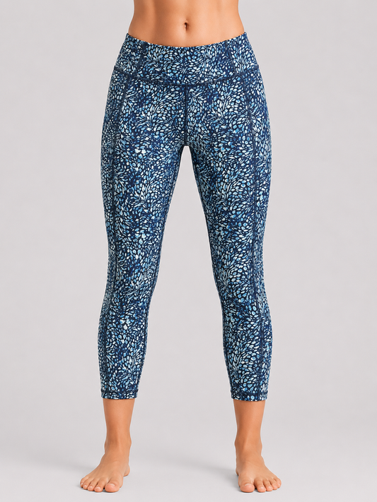 Avia Women Blue Sport Tights