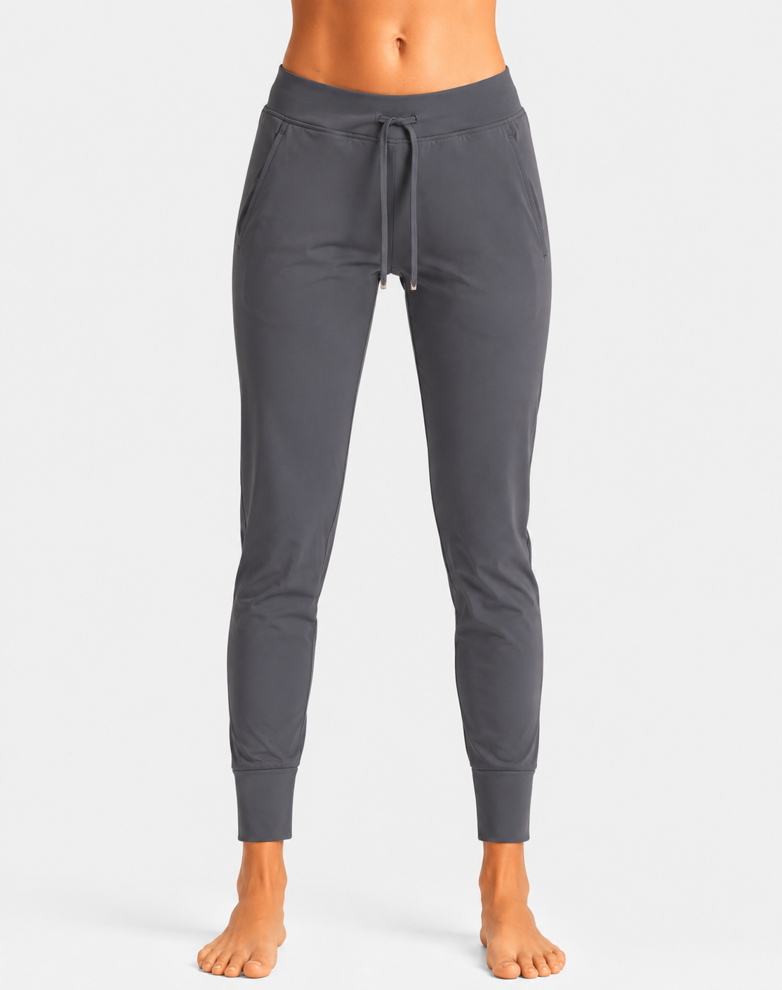 Athleta Women Gray Sport Tights