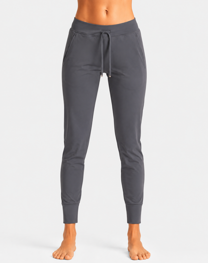 Athleta Women Gray Sport Tights