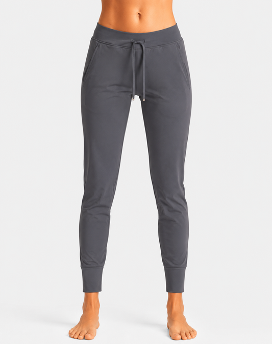 Athleta Women Gray Sport Tights