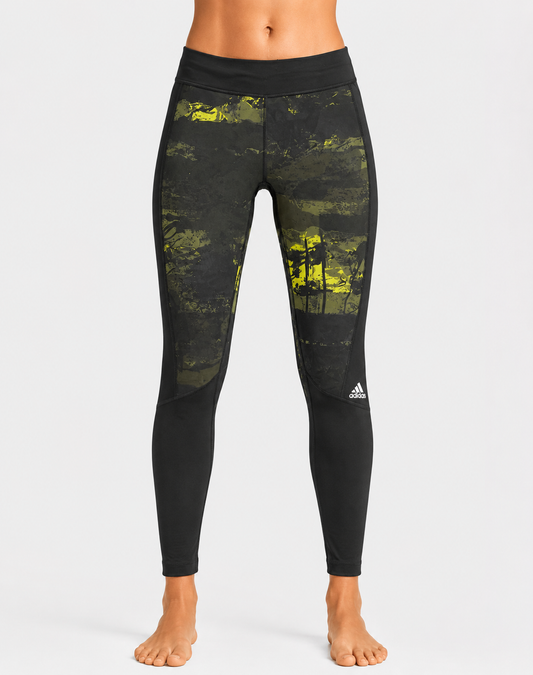 Adidas Women Black Sport Tights