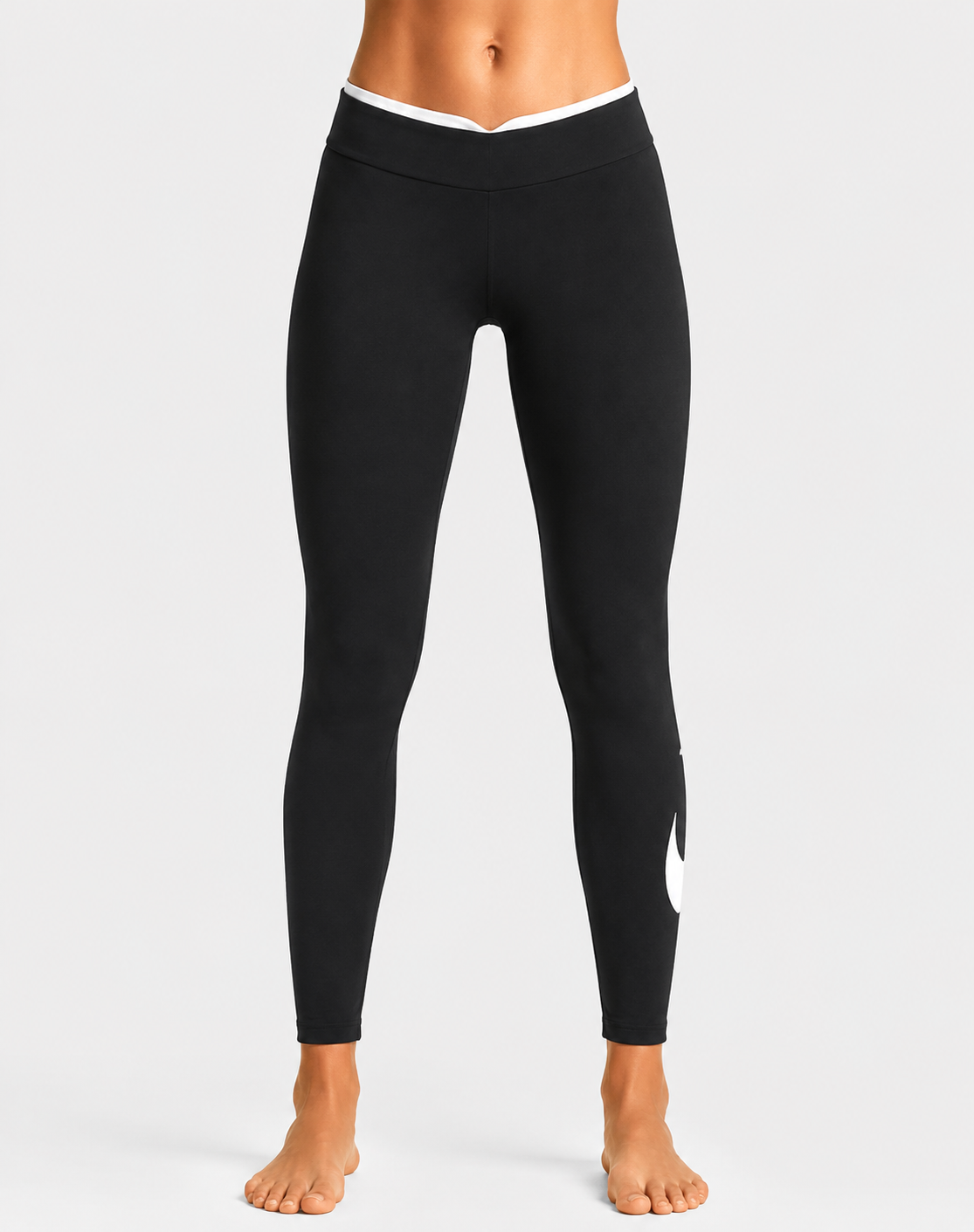 Nike Women Black Sport Tights