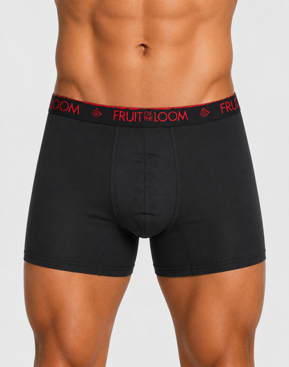 Fruit Of The Loom Men Sport Black Underwear