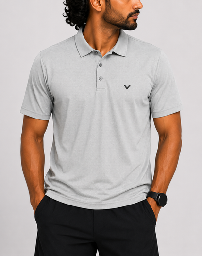 Callaway Men Sport Gray Polo T Shirt