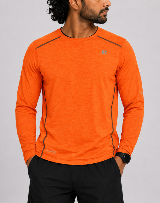 Russell Men Sport Orange T Shirt