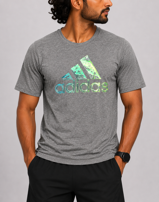 Adidas Men Sport Gray T Shirt