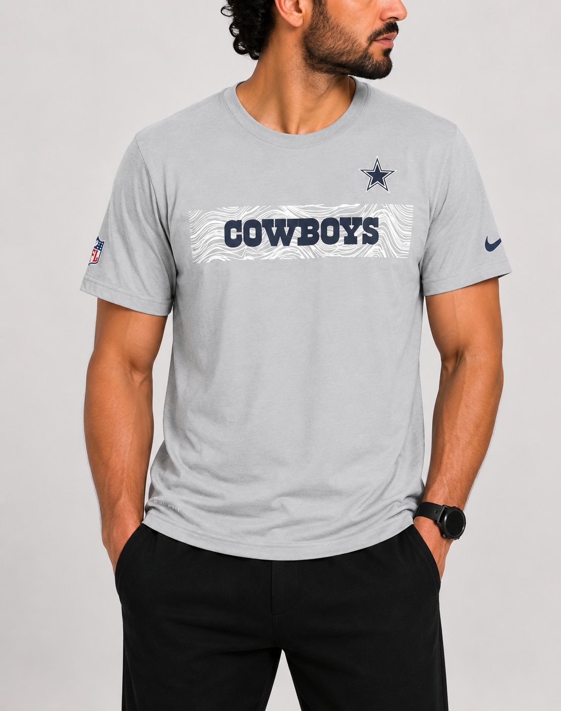 Nike Men Sport Gray T Shirt