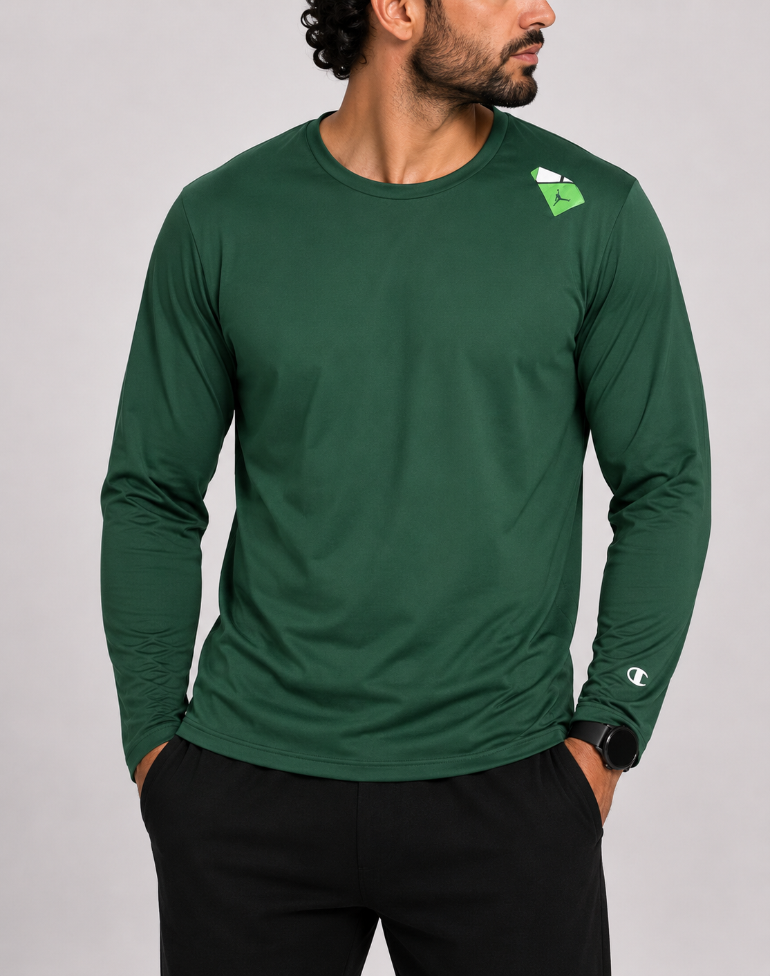 Champion Men Sport Green T Shirt – Preloved Labels