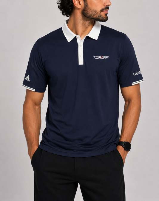 Adidas Men Sport Blue Polo T Shirt