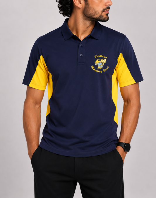 Sport Tek Men Sport Blue Polo T Shirt