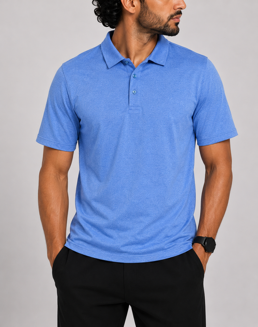 32 Cool Men Sport Blue Polo T Shirt