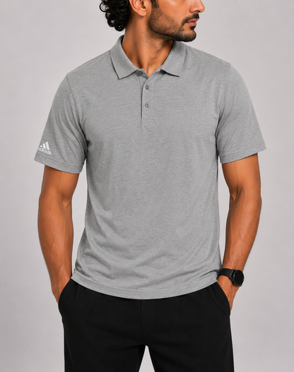 Adidas Men Sport Gray Polo T Shirt – Preloved Labels