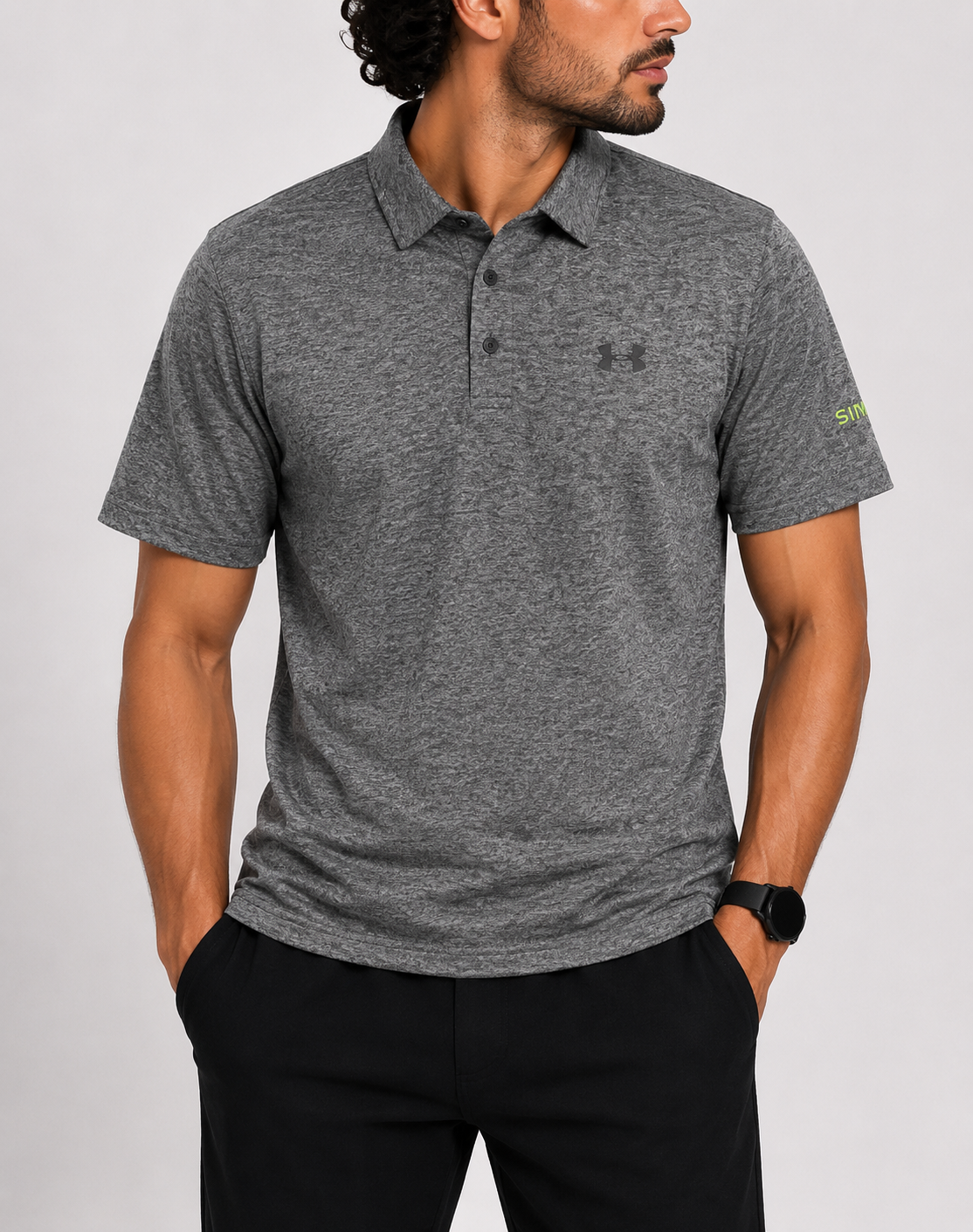 Under Armour Men Sport Gray Polo T Shirt – Preloved Labels