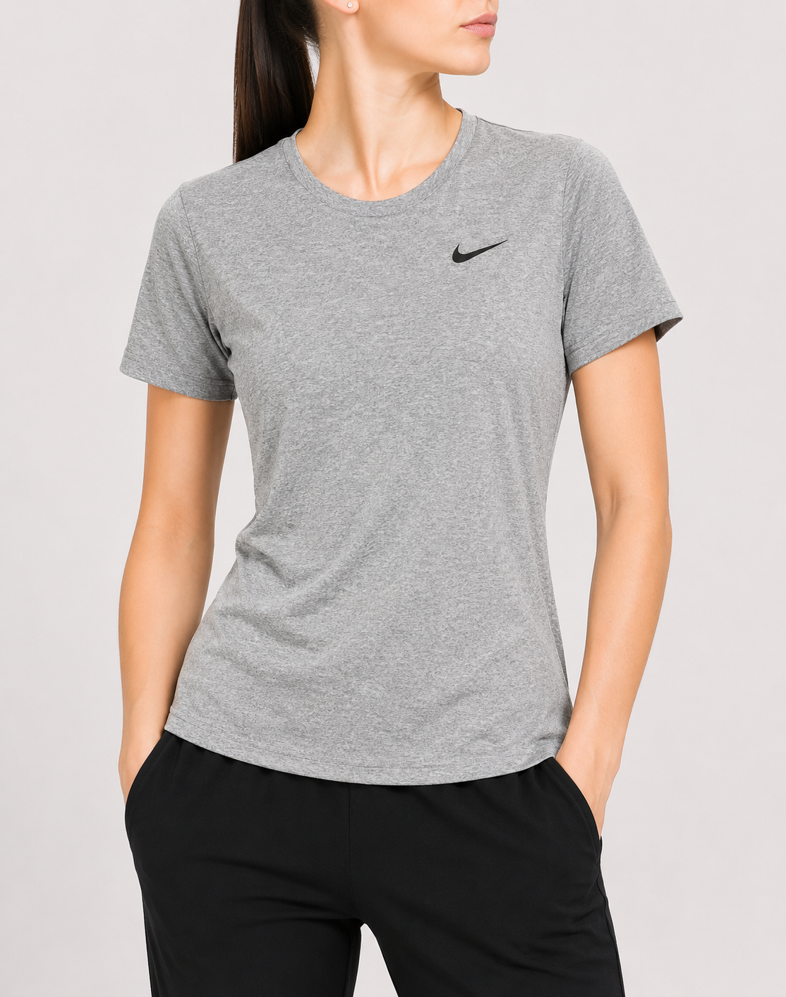 Nike Women Gray Sport T Shirt – Preloved Labels