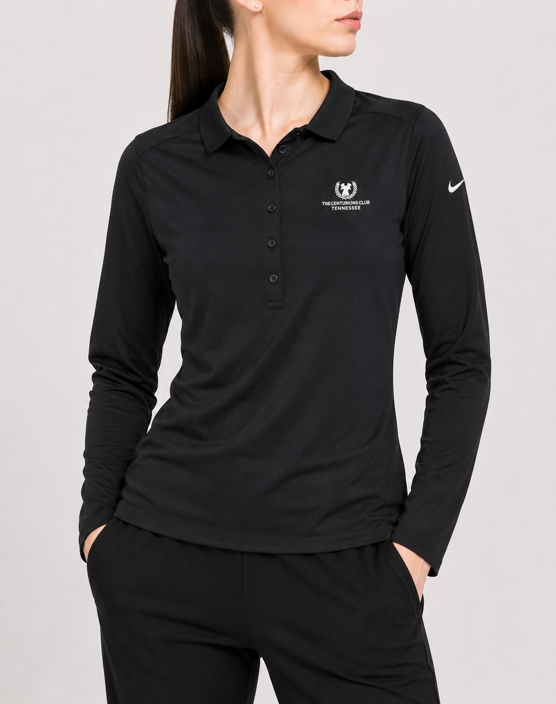 Nike Golf Women Black Sport Polo T Shirt – Preloved Labels
