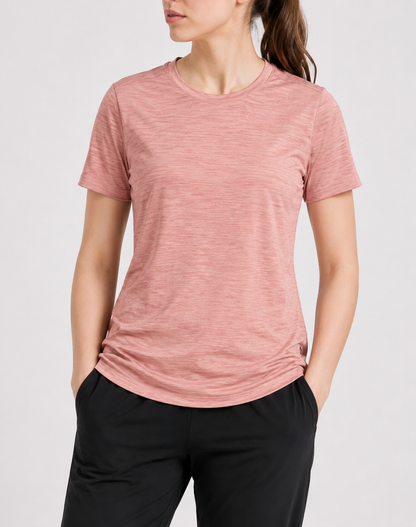 All In Motion Women Red Sport T Shirt