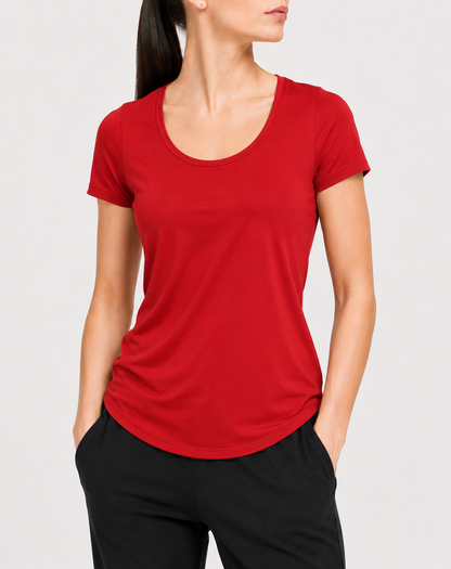 Doseph Ribkoff Women Red Sport T Shirt