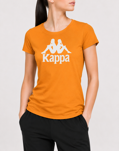 Kappa Women Orange Sport T Shirt