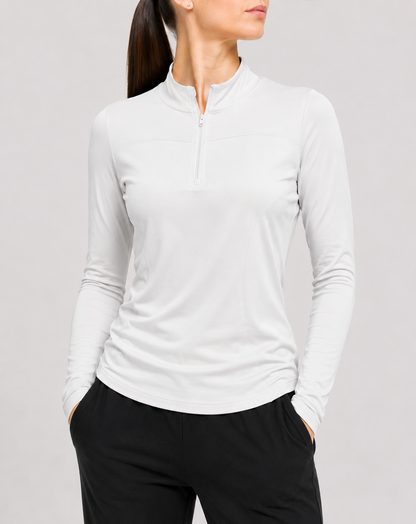 Lomon Women White Sport T Shirt