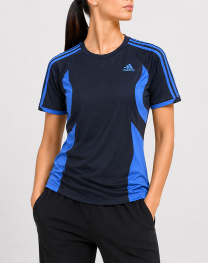 Adidas Women Blue Sport T Shirt
